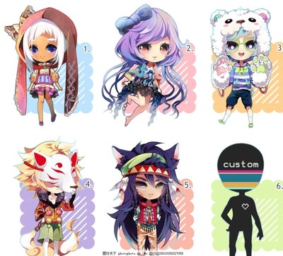 萌系卡通人物 動漫設(shè)計中的治愈系藝術(shù)